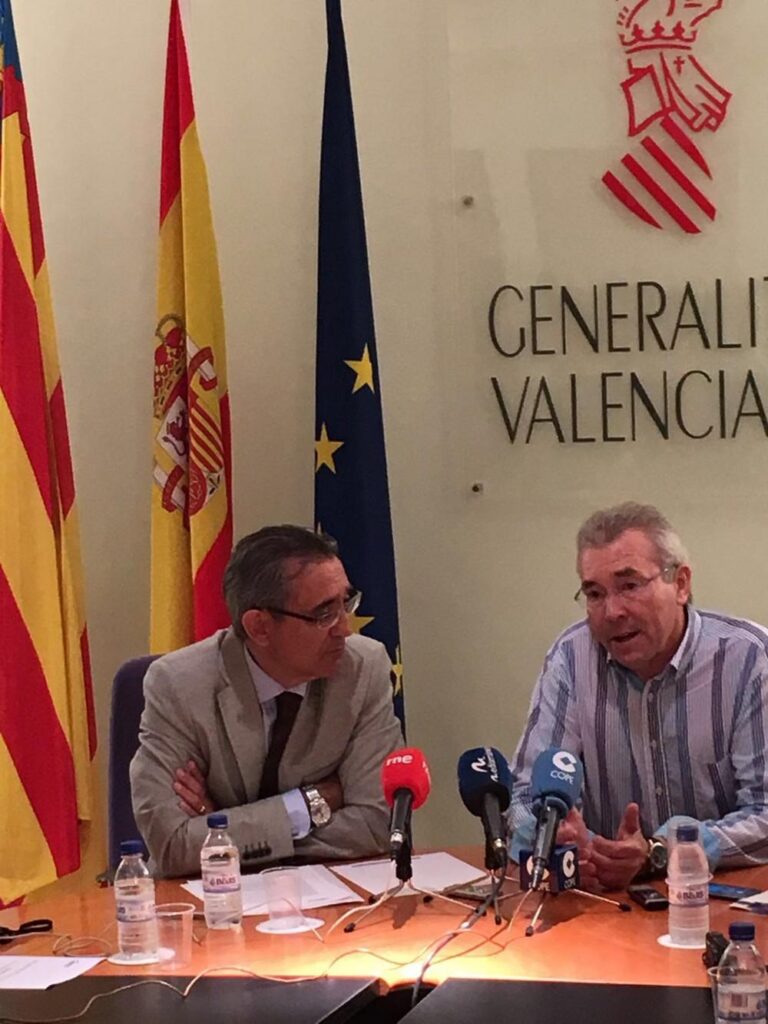 Aeropuerto Castellón Rueda de prensa Joan Serafí Beltrán, Director General de Aerocas, y por Javier Gallego 19VII16 4