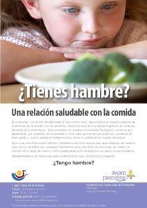 Charla alimentación