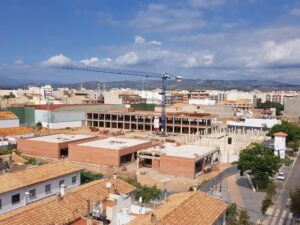 Obras paralizadas colegio Regina Violant septiembre 2017