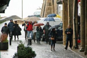 La lluvia en Morella