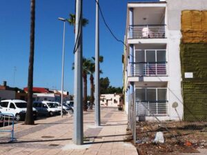 Postes en la Playa de Nules.