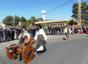 Trabucaires en el Homenaje a los Héroes 9 de marzo.