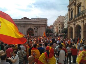 manifestacion 30 de septiembre frente Ayuntamiento