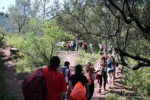 ruta senderista de la campaña mar y montaña de la diputación