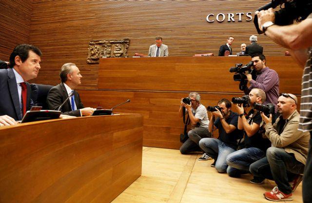 Sesión de Control de Les Corts. 16/10/2014. Foto: Calahorro.