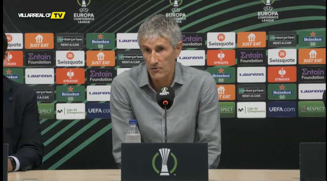 quique setien presentacion villarreal