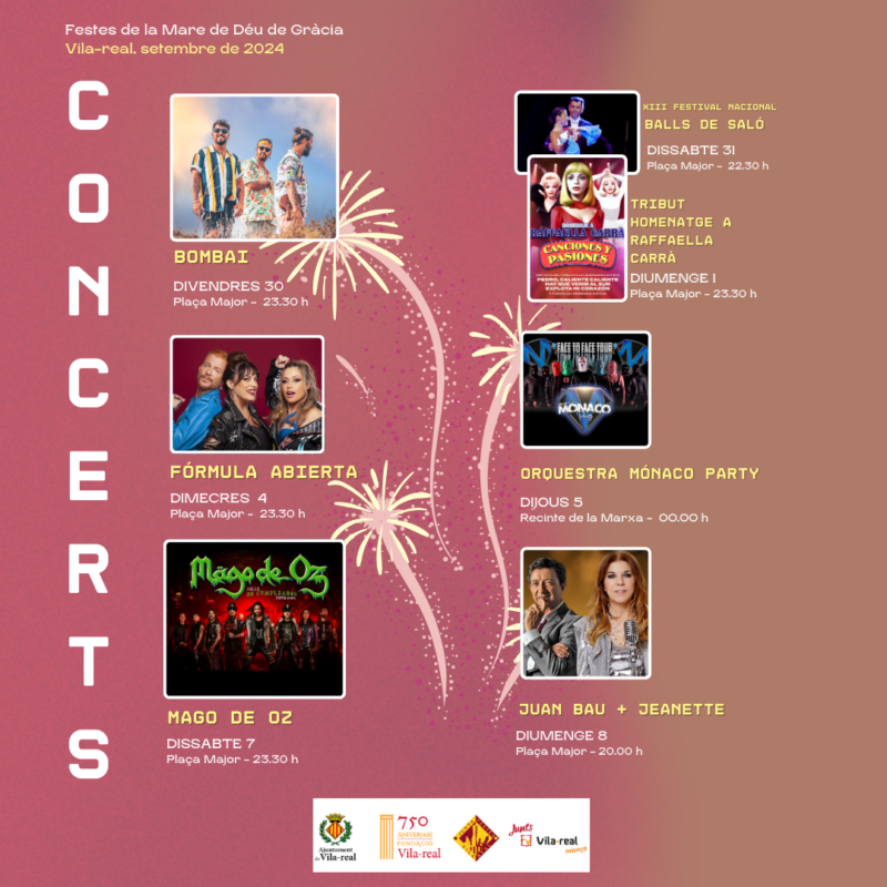 concerts festes Vila-real