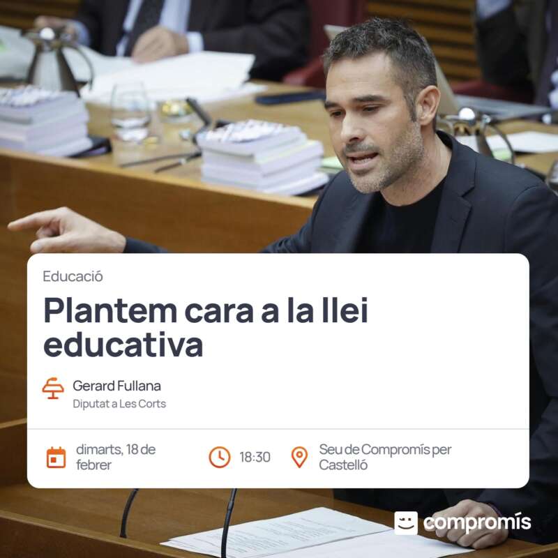 Plantem cara a la Ley, manifestación contra la llei Educativa