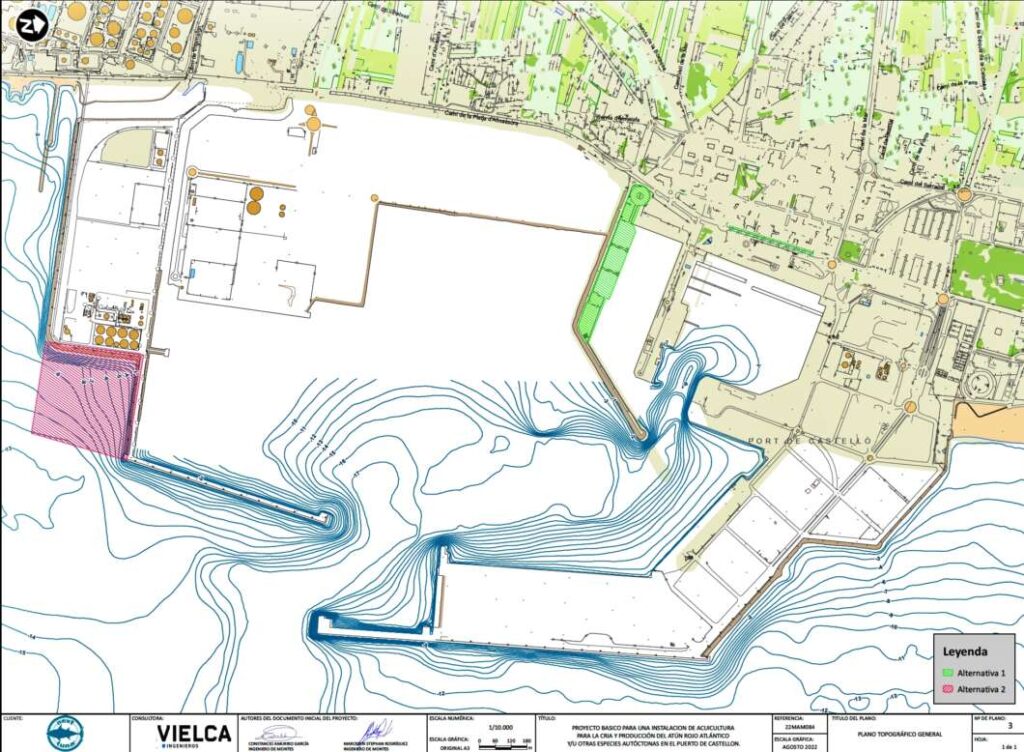 Propuestas para instalación de cría de atún rojo en Puerto de Castellón