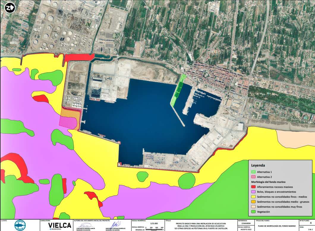 Propuestas para instalación de cría de atún rojo en Puerto de Castellón