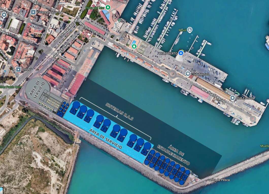 Alternativa 1 proyecto para cría del atún rojo en Portcastelló