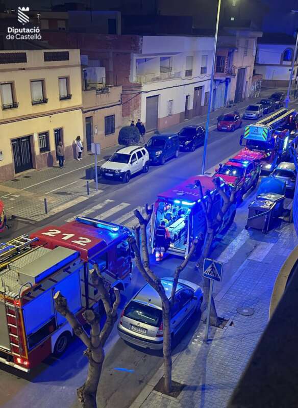 Una mujer se precipita a un foso desde un edificio en obras en Almassora. Bomberos