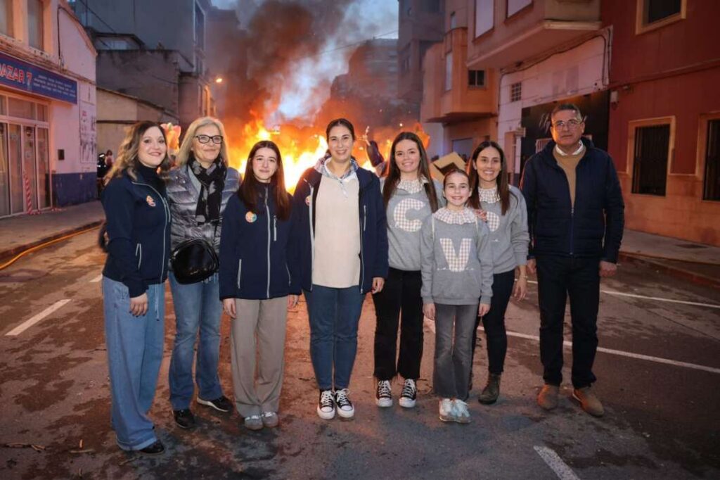 Cremà de les falles de Burriana.