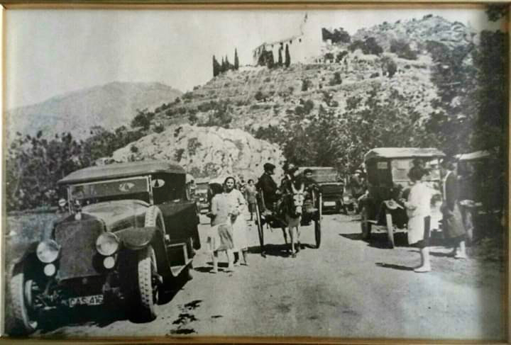 imagen de la romeria de la Margalena de Castellón principios siglo XX