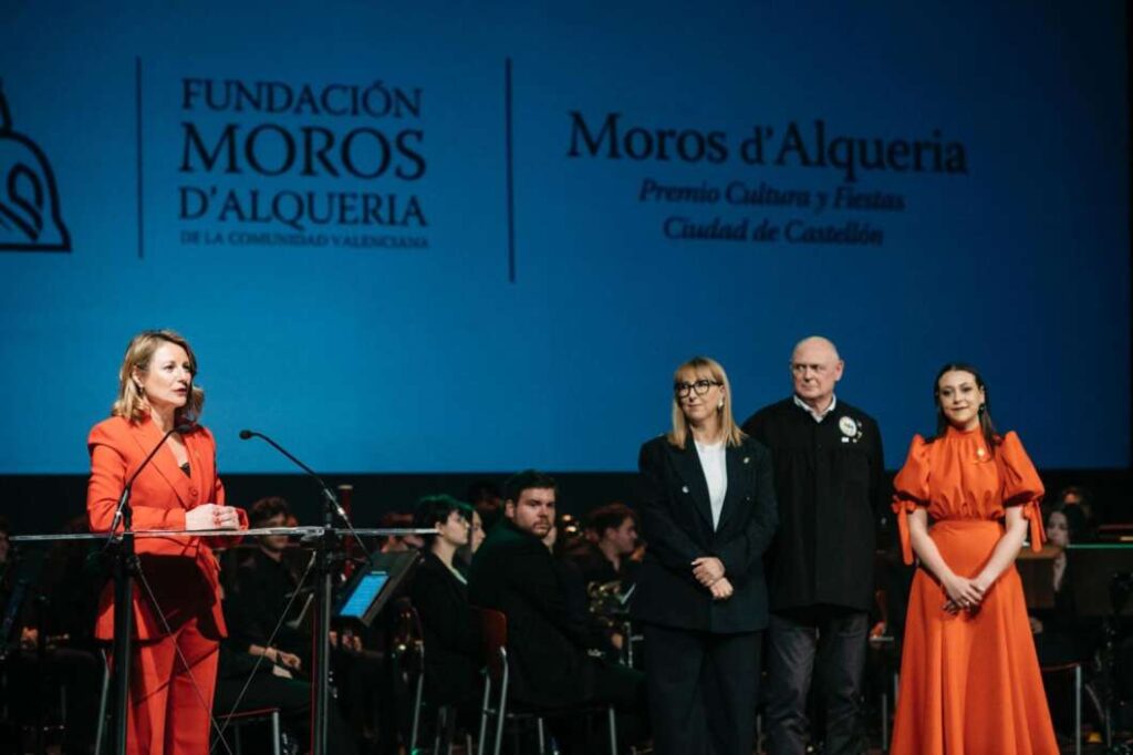 Alcaldesa de Castellón Begoña Carrasco. Entrega de los premios Moros de Alqueria Magdalena 2025